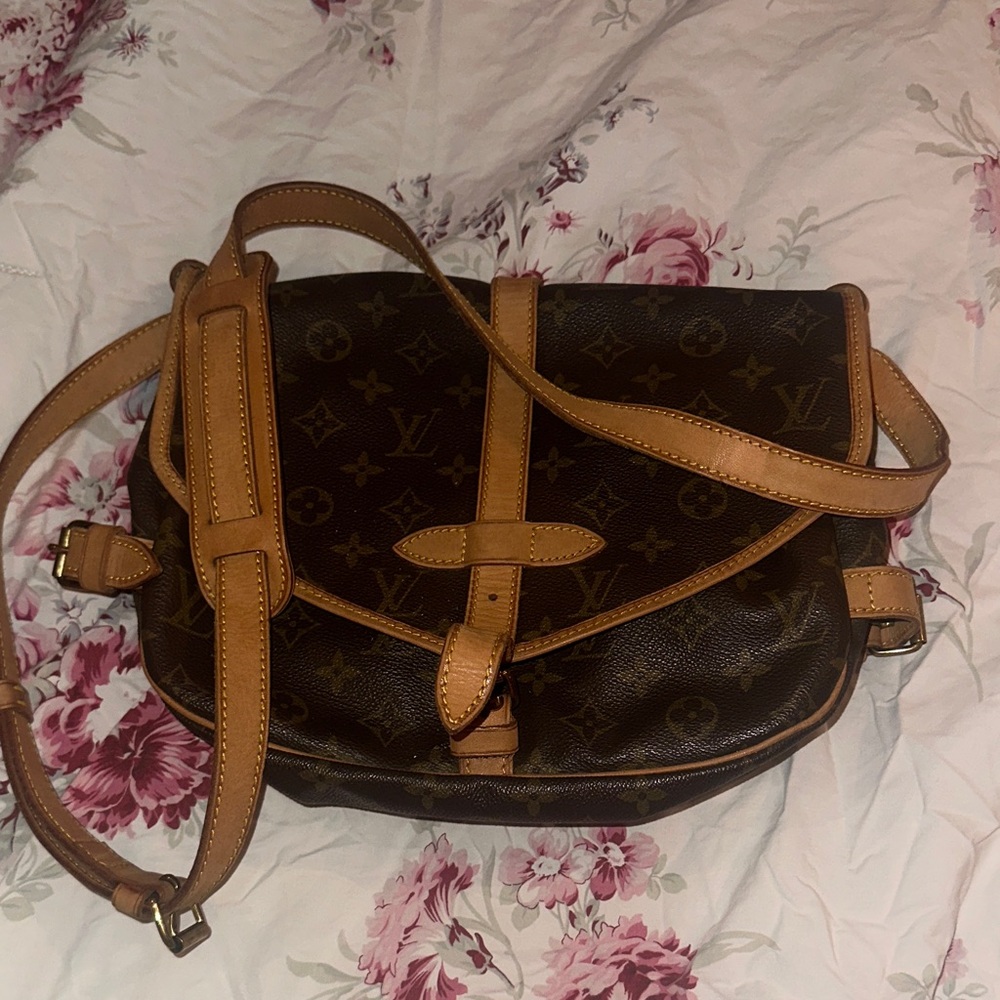 Louis Vuitton Brown Monogram Shoulder Bag